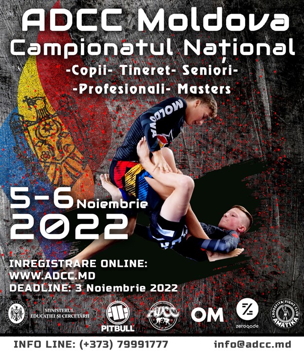 CAMPIONATUL NAȚIONAL DE GRAPPLING-ADCC  EDIŢIA A VI-A 5-6 NOIEMBRIE 2022